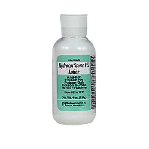 Hydrocortisone, 1 % Maximum Strength Anti Itch Ivy Poison Lotion, 4 oz Hydrocortisone