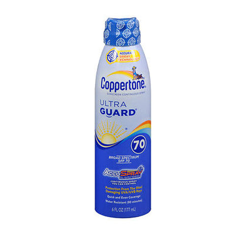 Coppertone, Ultraguard Continuous Spray Sunscreen Spf 70 Plus, 6 oz Coppertone