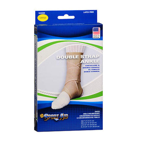 Sport Aid, Double Strap Ankle Support Large, 1 Each Sport Aid