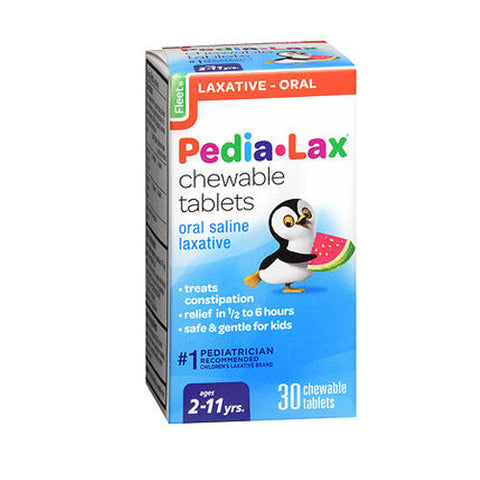 Fleet, Chewable Laxative Tablets Watermelon, 30 Count Fleet