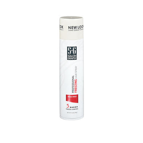 Salon Grafix, Professional Freezing Hair Spray Mega Hold, 10 Oz Salon Grafix