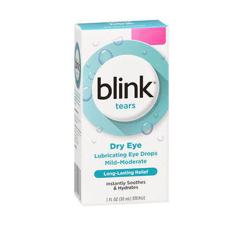 Blink, Bausch + Lomb Blink Tears Lubricating Eye Drops Mild-Moderate Dry Eye, 1 Oz Blink