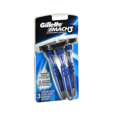 Gillette, Mach3 Disposable Razors Smooth Shave, 3 each Gillette