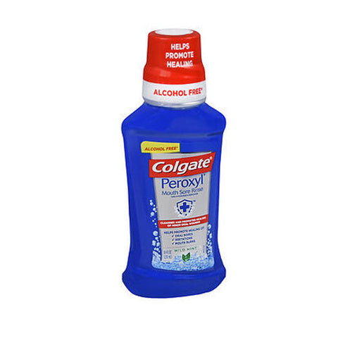 Colgate, Peroxyl Mouth Sore Rinse 1.5% Hydrogen Peroxide Mild Mint, 8.4 Oz Colgate