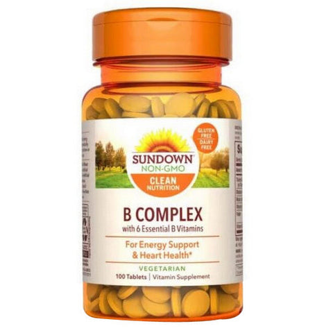 Sundown Naturals, Vitamin B-Complex, 100 tabs Sundown Naturals