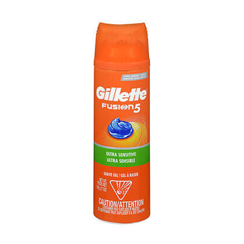 Gillette, Fusion5 Shave Gel Ultra Sensitive, 7 Oz Gillette