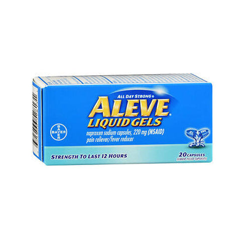 Aleve, All Day Strong Pain Reliever And Fever Reducer, 220 mg, 20 Liqui Gels Aleve