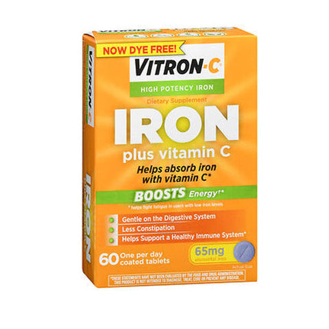 Vitron-C, Iron With Vitamin C Immune Support, 60 Count Vitron-C