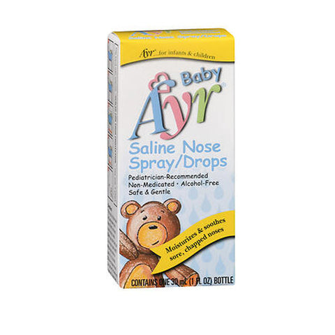 Ayr, Babys Saline Nose Spray Drops, 30 Ml Ayr
