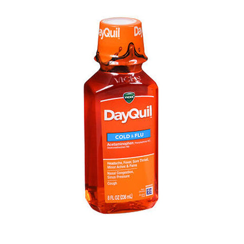 Vicks, Dayquil Cold Flu Multi-Symptom Relief Liquid, 8 oz Vicks
