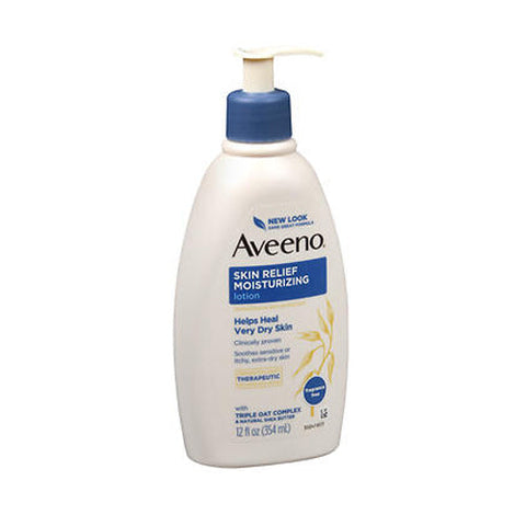 Aveeno, Skin Relief Moisturizing Lotion Fragrance Free, 12 Oz Aveeno