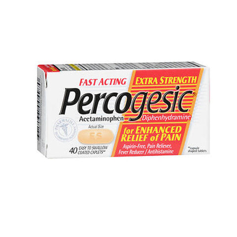 Percogesic, Pain Reliever Caplets Extra Strength, 40 Caps Percogesic