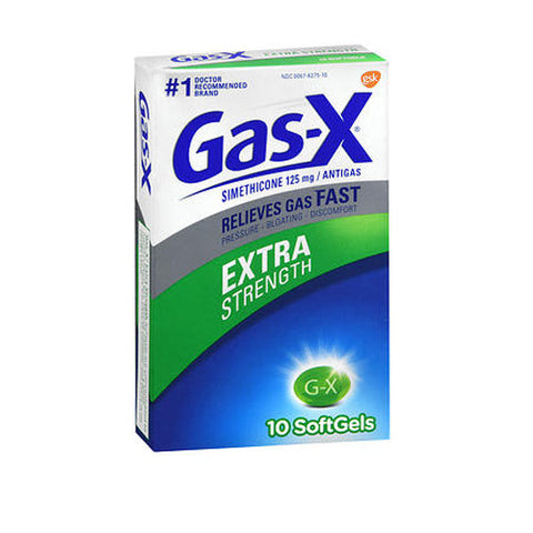 Gas-X, Extra Strength Soft Gel, 10 Count Gas-X