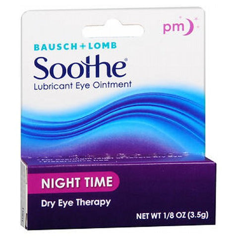 Bausch + Lomb, Soothe Nighttime Lubricant Eye Ointment, 0.13 oz Bausch + Lomb