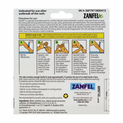 Zanfel, Poison Ivy Oak And Sumac Wash, 1 oz Zanfel