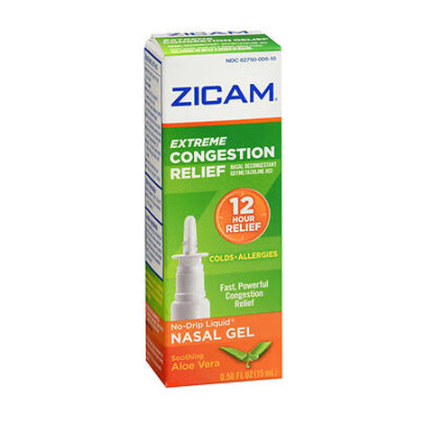 Zicam, Extreme Congestion Relief No-Drip Liquid Nasal Spray, 0.5 Oz Zicam