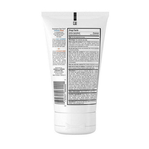 Neutrogena, Clear Pore Cleanser Mask, 4.2 oz Neutrogena
